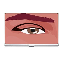 Eye Difficulty Red Business Card Holders