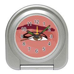 Eye Difficulty Red Travel Alarm Clocks