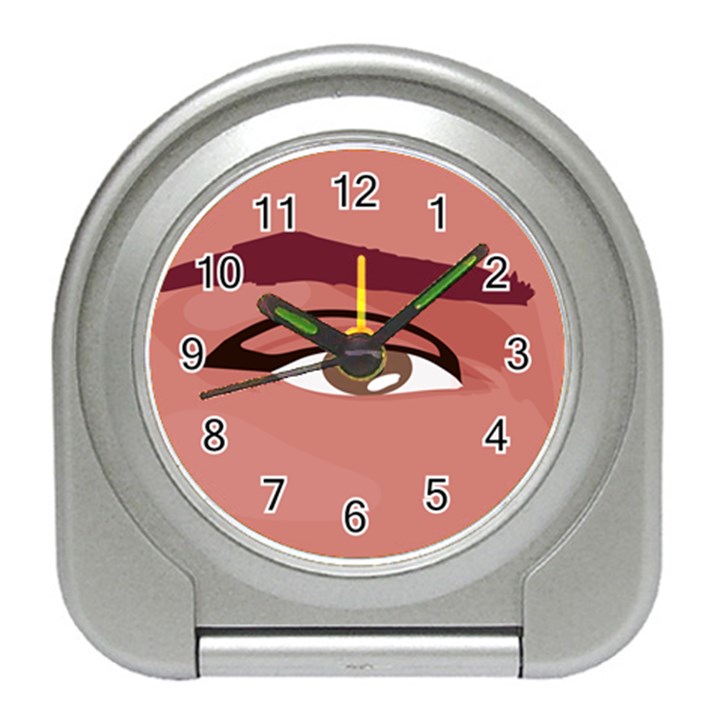 Eye Difficulty Red Travel Alarm Clocks