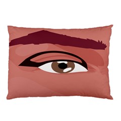 Eye Difficulty Red Pillow Case