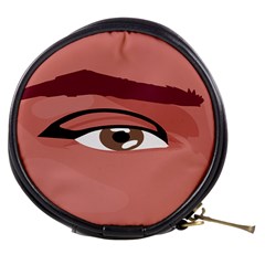 Eye Difficulty Red Mini Makeup Bags by Mariart