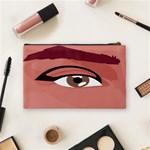 Eye Difficulty Red Cosmetic Bag (Medium)  Back