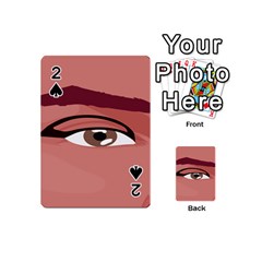 Eye Difficulty Red Playing Cards 54 (Mini) 