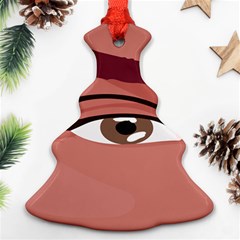 Eye Difficulty Red Ornament (Christmas Tree) 