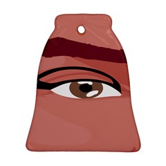 Eye Difficulty Red Bell Ornament (two Sides) by Mariart