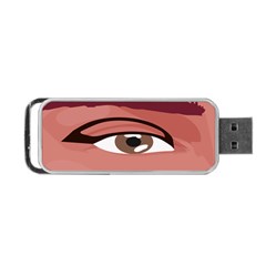 Eye Difficulty Red Portable USB Flash (Two Sides)