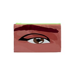 Eye Difficulty Red Cosmetic Bag (XS)