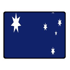 Flag Star Blue Green Yellow Fleece Blanket (small) by Mariart