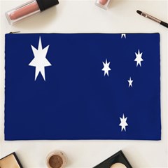 Flag Star Blue Green Yellow Cosmetic Bag (xxl)  by Mariart