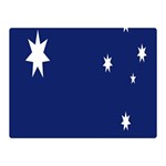 Flag Star Blue Green Yellow Double Sided Flano Blanket (Mini)  35 x27  Blanket Front