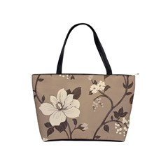 Floral Flower Rose Leaf Grey Shoulder Handbags by Mariart