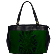 Dendron Diffusion Aggregation Flower Floral Leaf Green Purple Office Handbags by Mariart