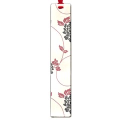 Flower Floral Black Pink Large Book Marks by Mariart