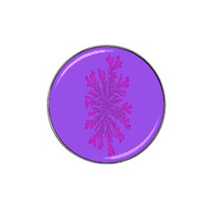 Dendron Diffusion Aggregation Flower Floral Leaf Red Purple Hat Clip Ball Marker by Mariart