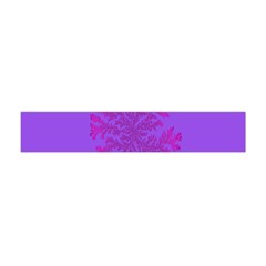 Dendron Diffusion Aggregation Flower Floral Leaf Red Purple Flano Scarf (mini) by Mariart