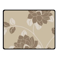 Flower Floral Grey Rose Leaf Fleece Blanket (small) by Mariart