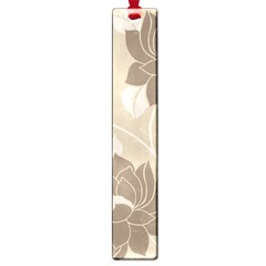 Flower Floral Grey Rose Leaf Large Book Marks by Mariart