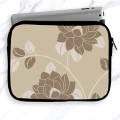 Flower Floral Grey Rose Leaf Apple Ipad 2/3/4 Zipper Cases by Mariart