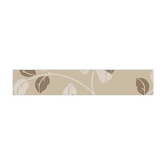 Flower Floral Grey Rose Leaf Flano Scarf (mini) by Mariart