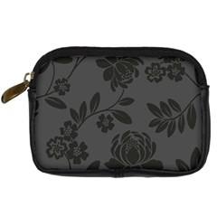 Flower Floral Rose Black Digital Camera Cases