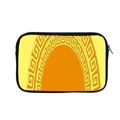 Greek Ornament Shapes Large Yellow Orange Apple Macbook Pro 13  Zipper Case