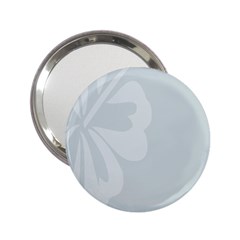 Hibiscus Sakura Glacier Gray 2 25  Handbag Mirrors by Mariart