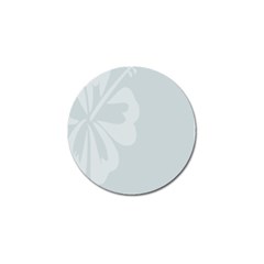 Hibiscus Sakura Glacier Gray Golf Ball Marker by Mariart