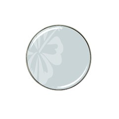 Hibiscus Sakura Glacier Gray Hat Clip Ball Marker by Mariart