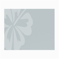 Hibiscus Sakura Glacier Gray Small Glasses Cloth (2-side) by Mariart