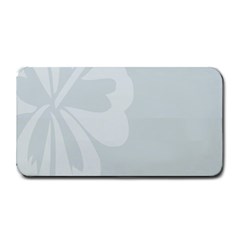 Hibiscus Sakura Glacier Gray Medium Bar Mats by Mariart