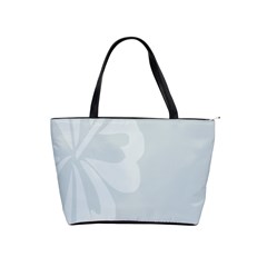 Hibiscus Sakura Glacier Gray Shoulder Handbags by Mariart