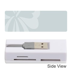 Hibiscus Sakura Glacier Gray Memory Card Reader (stick)  by Mariart