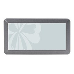 Hibiscus Sakura Glacier Gray Memory Card Reader (mini) by Mariart