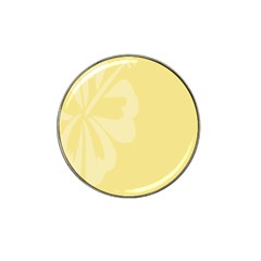 Hibiscus Custard Yellow Hat Clip Ball Marker (4 Pack) by Mariart