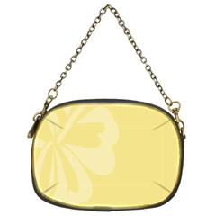 Hibiscus Custard Yellow Chain Purses (two Sides)  by Mariart