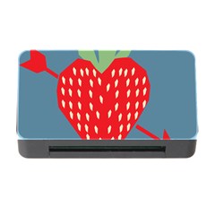 Fruit Red Strawberry Memory Card Reader With Cf by Mariart