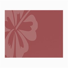 Hibiscus Sakura Red Small Glasses Cloth by Mariart