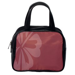 Hibiscus Sakura Red Classic Handbags (one Side) by Mariart