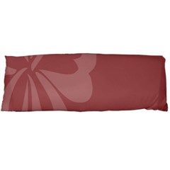 Hibiscus Sakura Red Body Pillow Case Dakimakura (two Sides) by Mariart