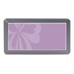 Hibiscus Sakura Lavender Herb Purple Memory Card Reader (mini) by Mariart