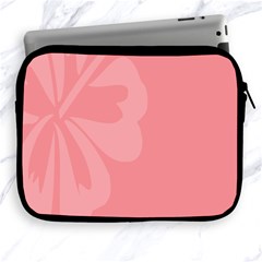 Hibiscus Sakura Strawberry Ice Pink Apple Ipad 2/3/4 Zipper Cases by Mariart