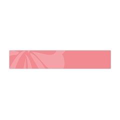 Hibiscus Sakura Strawberry Ice Pink Flano Scarf (mini) by Mariart