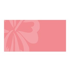 Hibiscus Sakura Strawberry Ice Pink Satin Wrap by Mariart