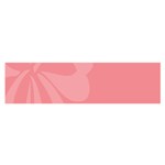 Hibiscus Sakura Strawberry Ice Pink Satin Scarf (Oblong) Front