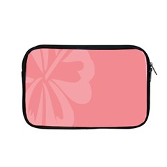 Hibiscus Sakura Strawberry Ice Pink Apple Macbook Pro 13  Zipper Case by Mariart