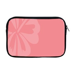 Hibiscus Sakura Strawberry Ice Pink Apple Macbook Pro 17  Zipper Case by Mariart