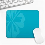 Hibiscus Sakura Scuba Blue Large Mousepads Front