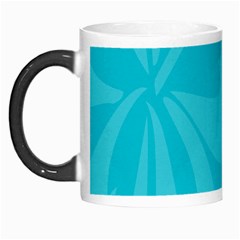 Hibiscus Sakura Scuba Blue Morph Mugs by Mariart