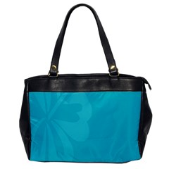 Hibiscus Sakura Scuba Blue Office Handbags by Mariart