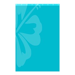 Hibiscus Sakura Scuba Blue Shower Curtain 48  X 72  (small)  by Mariart